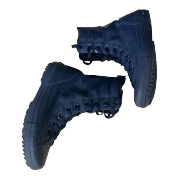 Converse CT Hi Rise Boot Night Time Navy Women Shoes Size 6 Fleece Lined - Picture 5 of 12